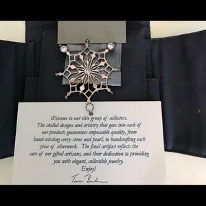 SILVER TARRA ROSENBAUM BROOCH